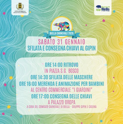 Sfilata delle maschere e Consegna delle chiavi della Città al Gipin