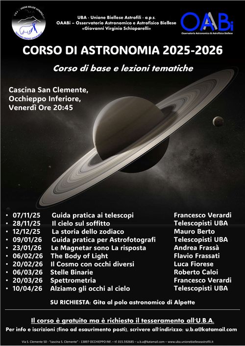 Corso di astronomia