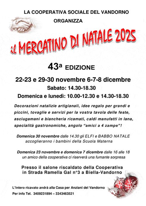 il MERCATINO DI NATALE 2025
