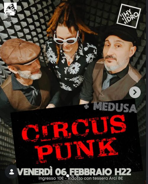 Circus Punk + Medusa LIVE