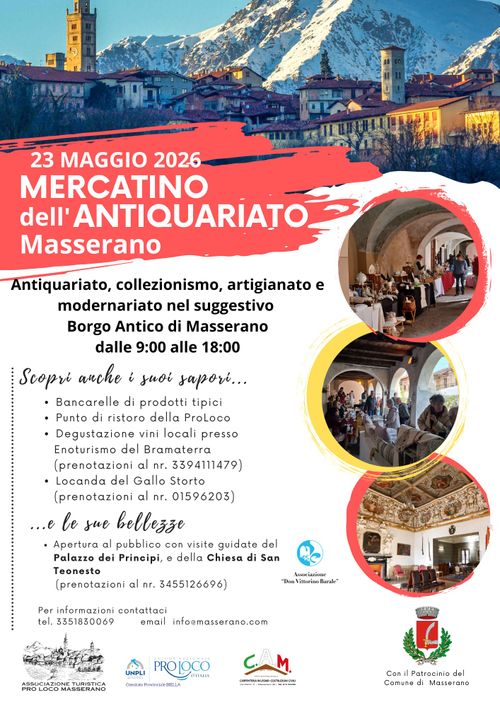 MERCATINO DELL'ANTIQUARIATO A MASSERANO