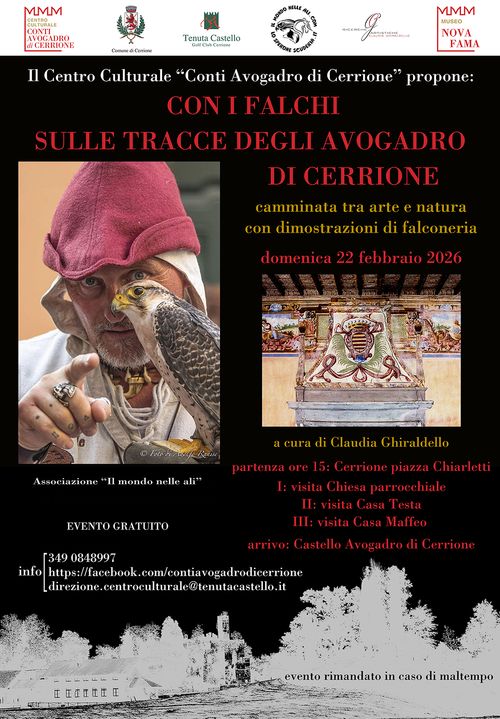 Con i falchi sulle tracce degli Avogadro