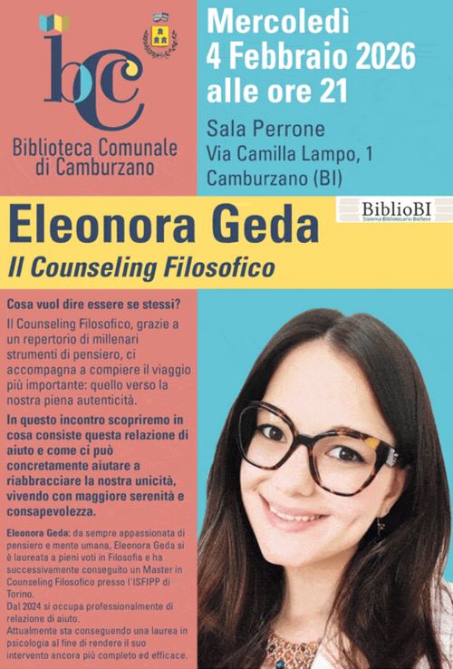 Eleonora Geda - Il counseling filosofico