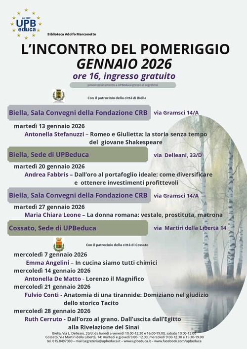 L'incontro del pomeriggio