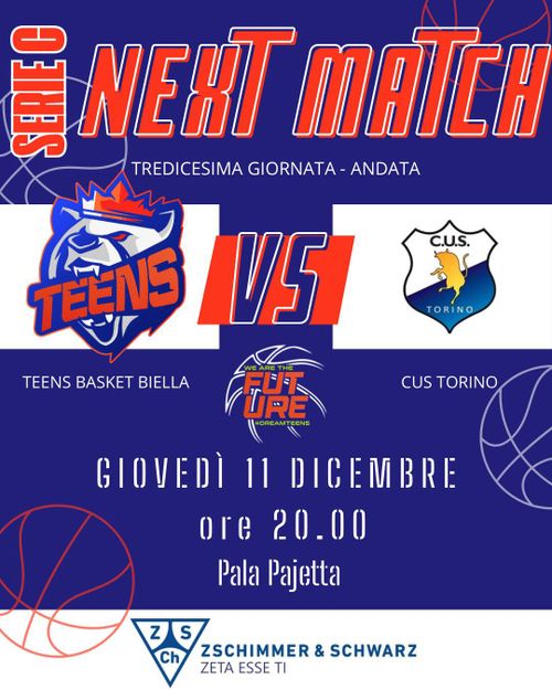 teens basket biella VS cus torino 