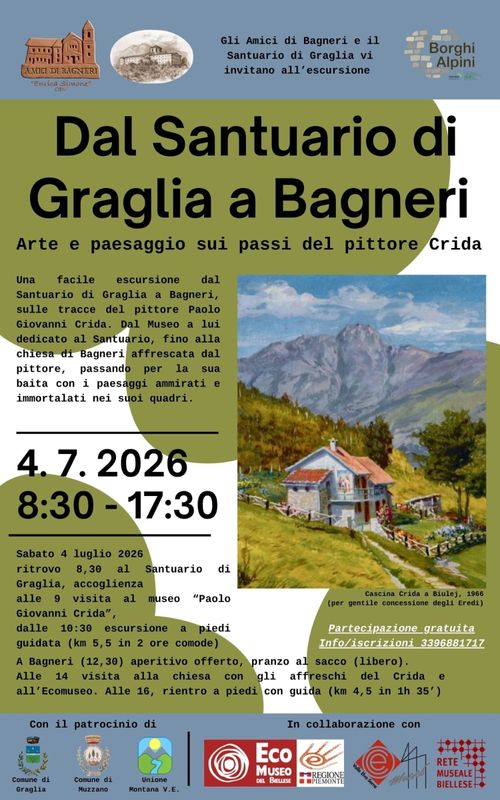 Dal santuario di Graglia a Bgneri