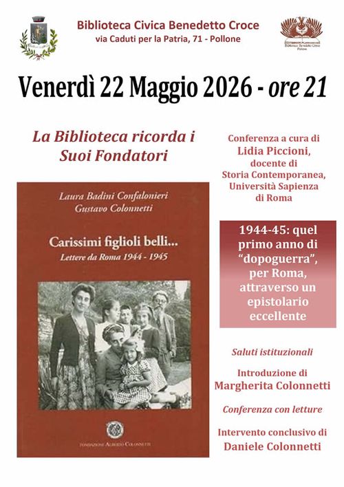 Carissimi figlioli belli...