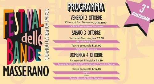TERZA EDIZIONE FESTIVAL DELLE BANDE