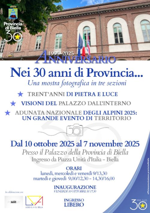 Nei 30 anni di Provincia...