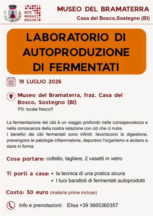 Laboratorio autoproduzione fermenti