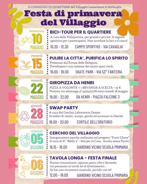 Festa di primavera del Villaggio!