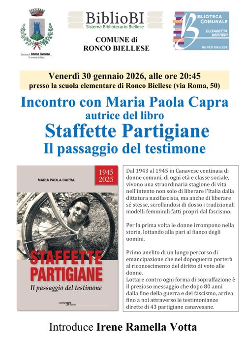Staffette Partigiane - Il passaggio del testimone
