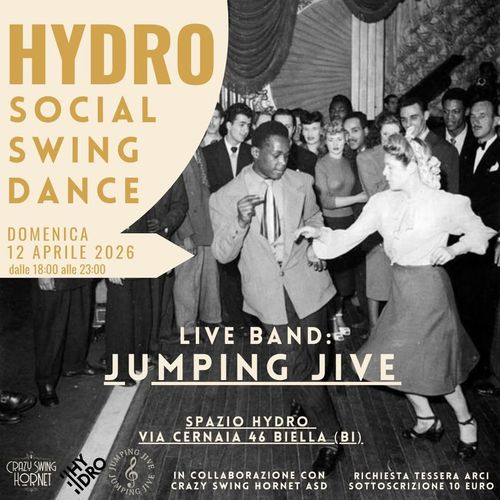 Hydro social swing dance, live Jumping Jive