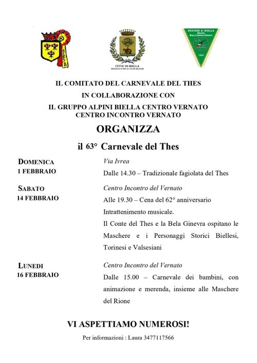 Il 63° carnevale del Thes