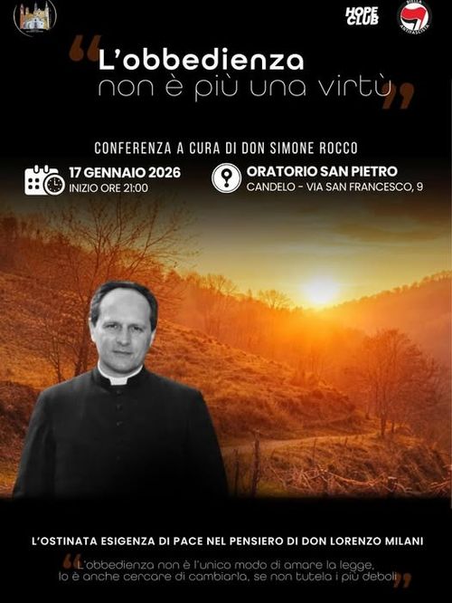 L'obbedienza non è più una virtù