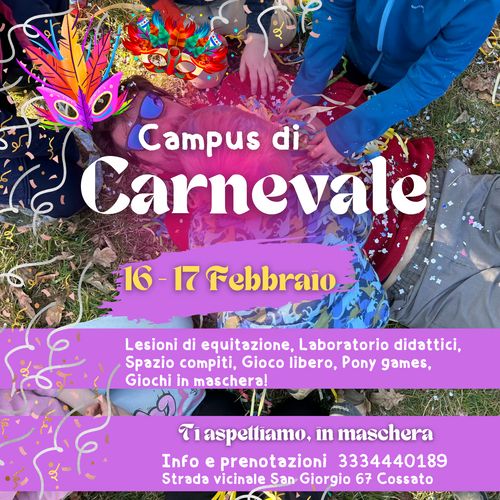 Campus Carnevale in Scuderia 