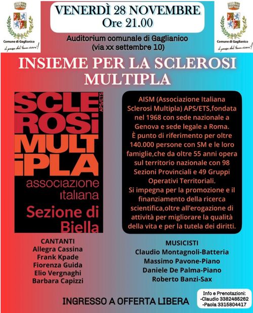 Concerto di Beneficenza - Insieme per la sclerosi multipla