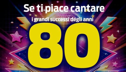 Vieni a cantare i grandi successi degli anni '80