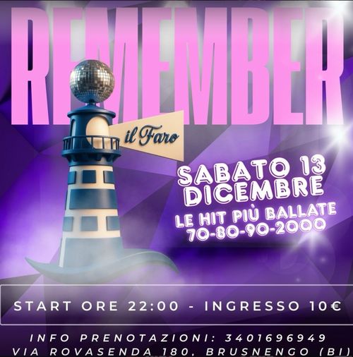 Remember Musica Party DJ SET