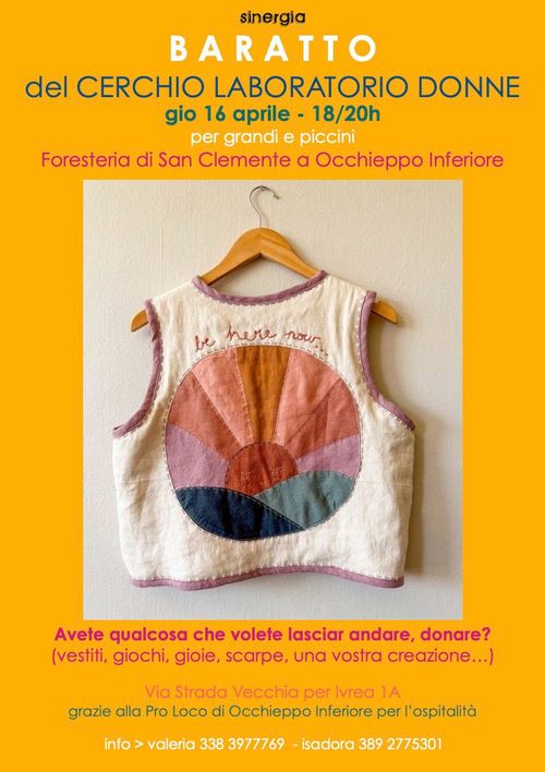 Baratto  del CERCHIO LABORATORIO DONNE