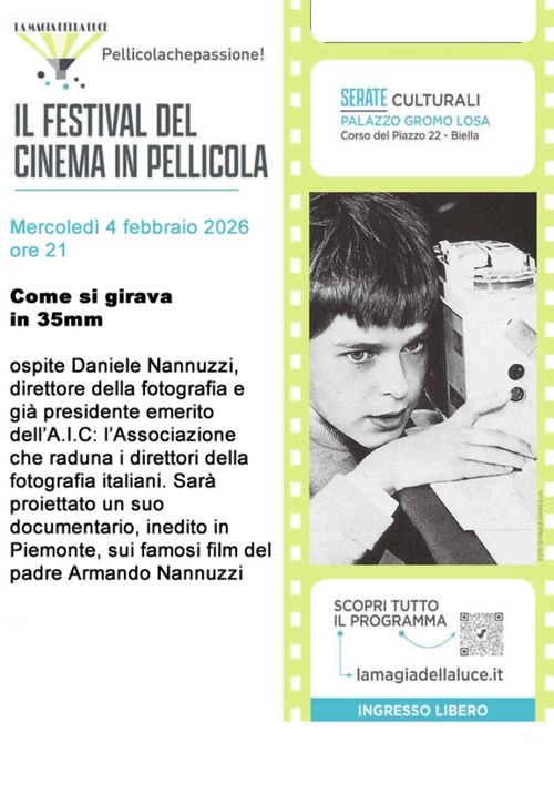 Il festival del cinema in pellicola