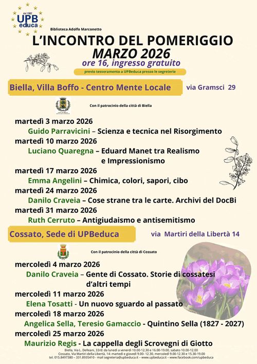 L'incontro del pomeriggio - marzo