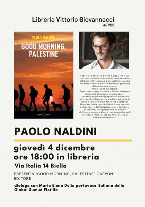 Presentazione libro Good morning, Palestine