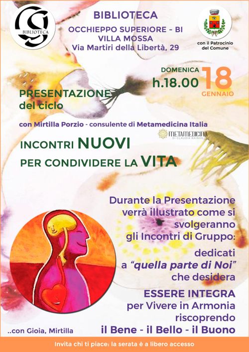 Incontri nuovi per condividere la vita