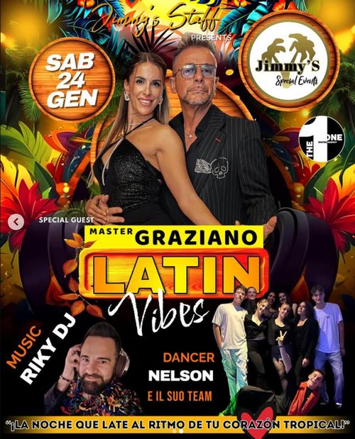 Master Graziano Latin Vibes - Riky DJ, DANCER Nelson e il suo team