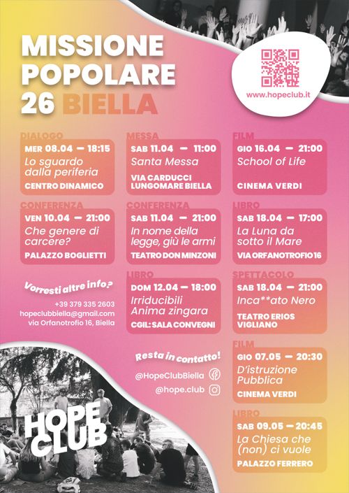 Hope Club - MISSIONE POPOLARE 26 BIELLA 