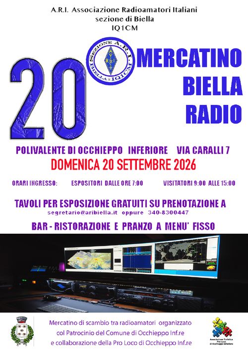 20° mostra mercato Biella Radio