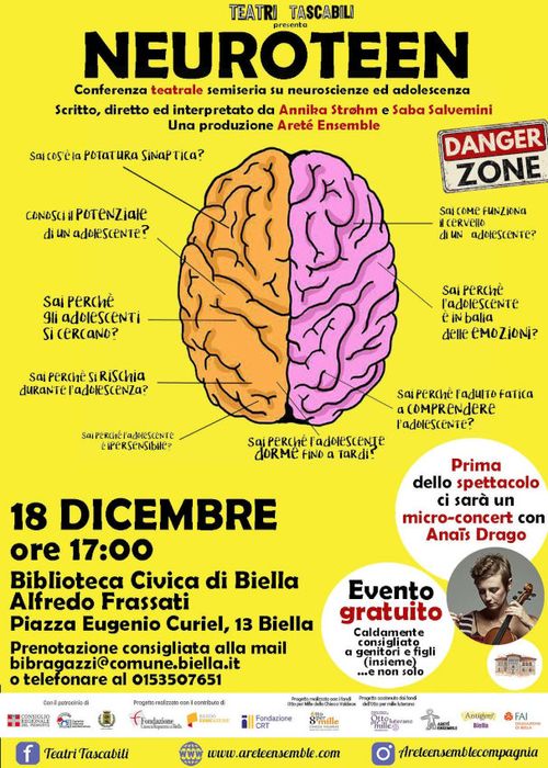 Neuroteen - Conferenza teatrale semiseria su neuroscienze ed adolescenza