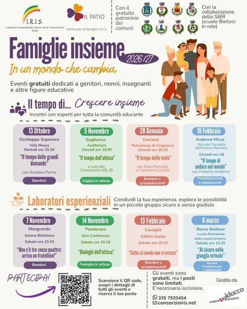 Famiglie insieme 2026/27 -  In un mondo che cambia
