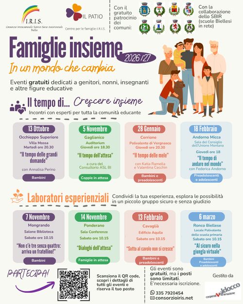 Famiglie insieme 2026/27 -  In un mondo che cambia