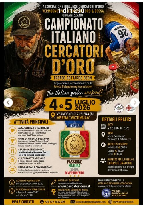 Campionato italiano cercatori d'oro