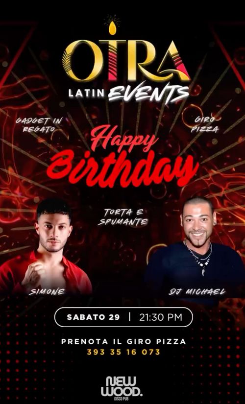 Otra Latin Events Cena e DJ Set