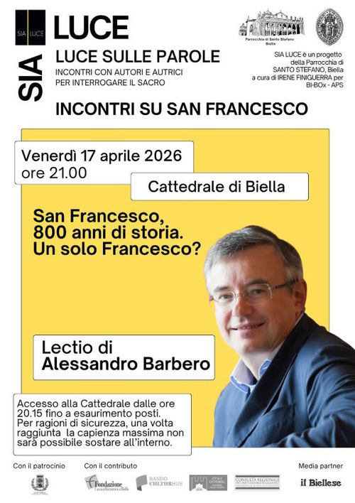 Incontri su San Francesco - Lectio di Alessandro Barbero