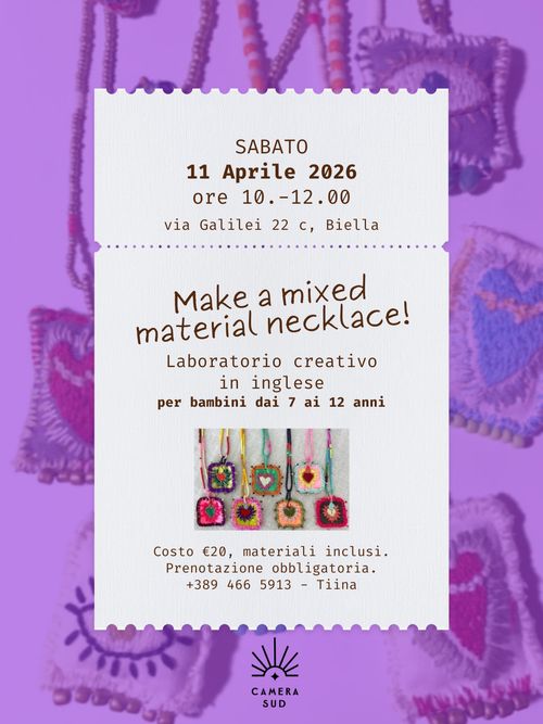 Laboratorio 'Make a mixed material necklace'