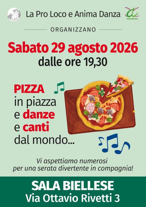 Pizza in piazza e danze e canti dal mondo