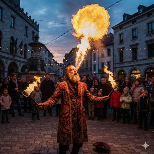 Mangiafuoco - Artista di Strada