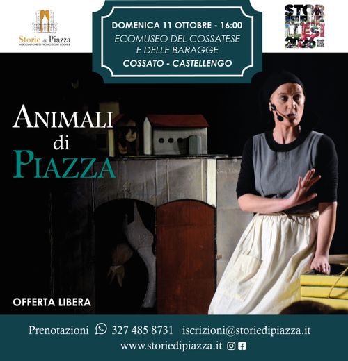 Animali di piazza a Castellengo